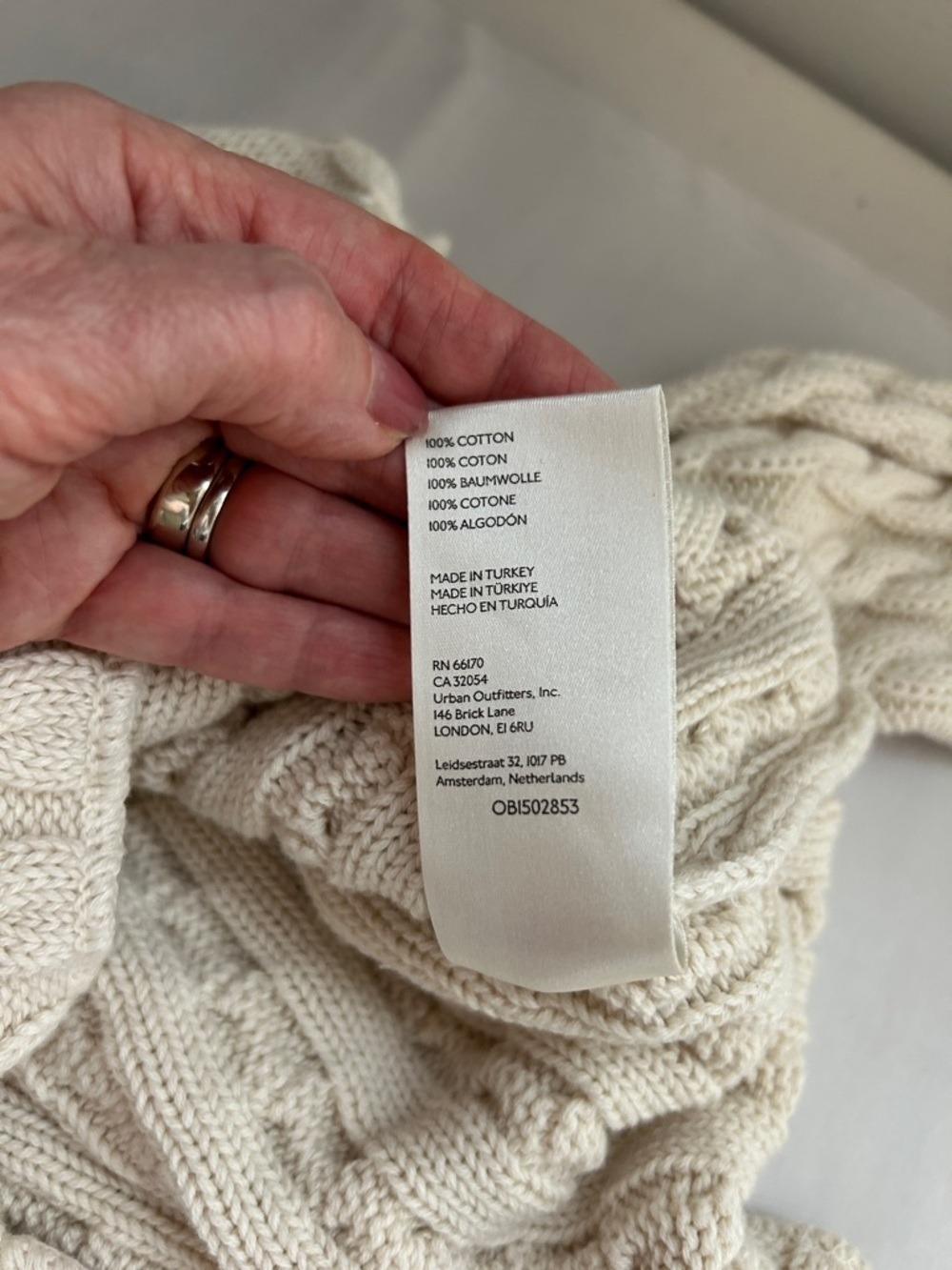 Free People Tuesday Coastal Cotton Cable Knit Cropped Sweater - Picture 7 of 11